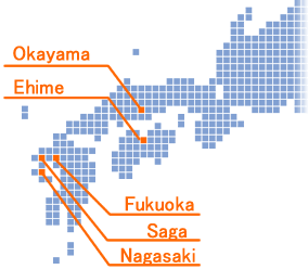 黒田木材商事株式会社支店MAP